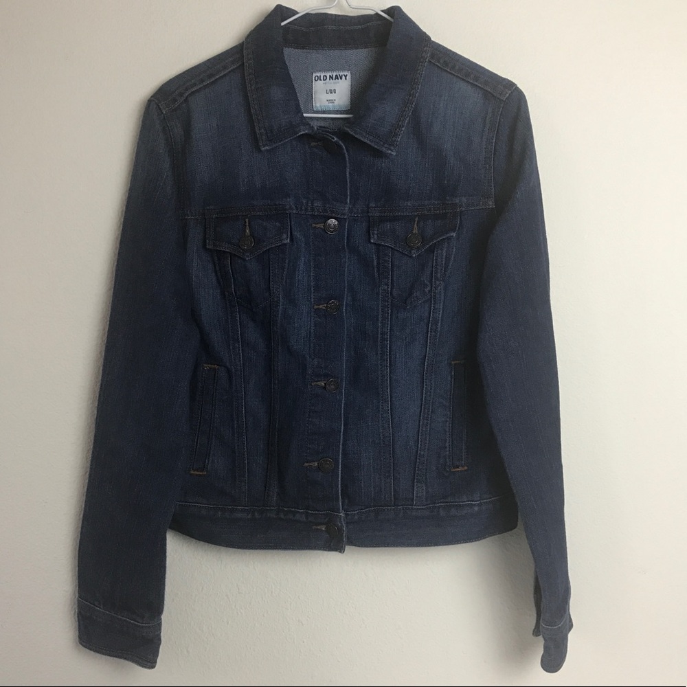 Old Navy Denim Jean Jacket women's Large
